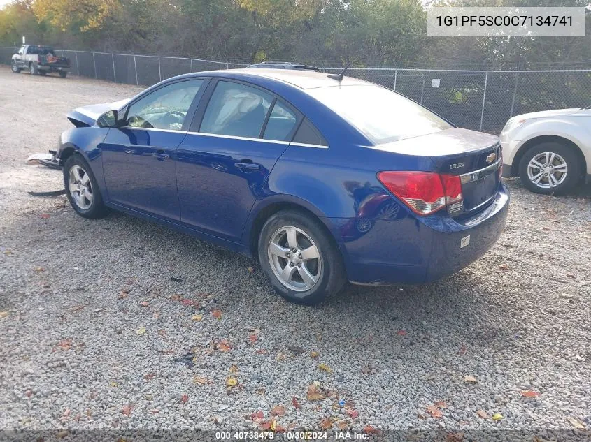 2012 Chevrolet Cruze 1Lt VIN: 1G1PF5SC0C7134741 Lot: 40738479