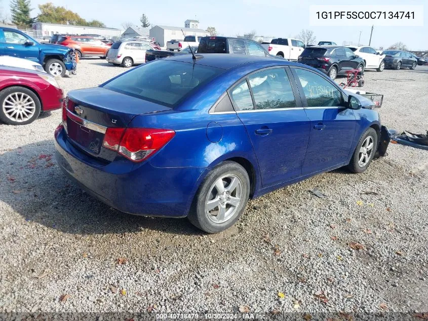 2012 Chevrolet Cruze 1Lt VIN: 1G1PF5SC0C7134741 Lot: 40738479