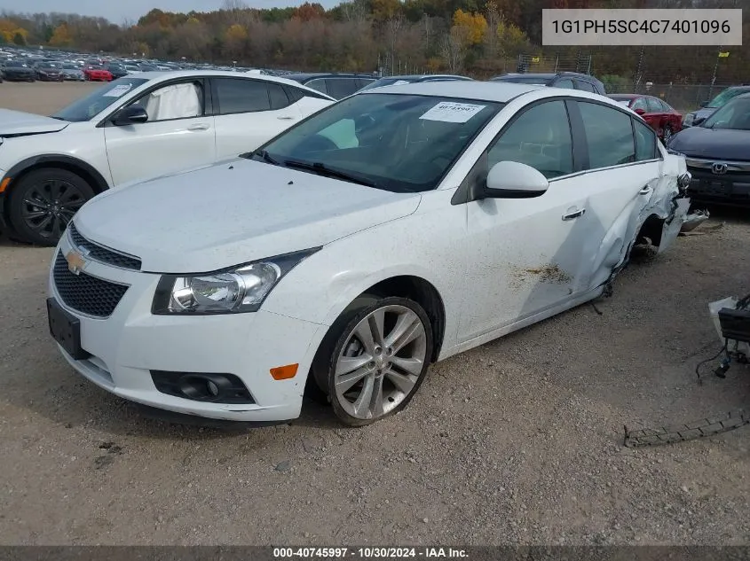 2012 Chevrolet Cruze Ltz VIN: 1G1PH5SC4C7401096 Lot: 40745997