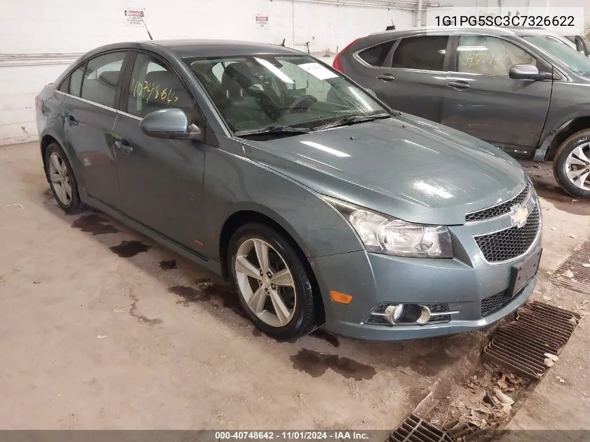 2012 Chevrolet Cruze 2Lt VIN: 1G1PG5SC3C7326622 Lot: 40748642