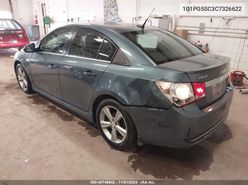 2012 Chevrolet Cruze 2Lt VIN: 1G1PG5SC3C7326622 Lot: 40748642