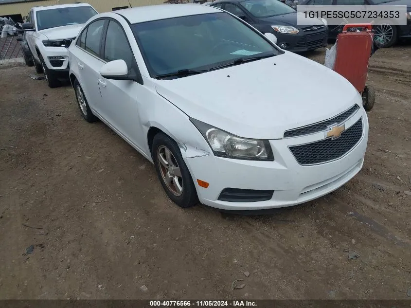 2012 Chevrolet Cruze Lt VIN: 1G1PE5SC5C7234353 Lot: 40776566