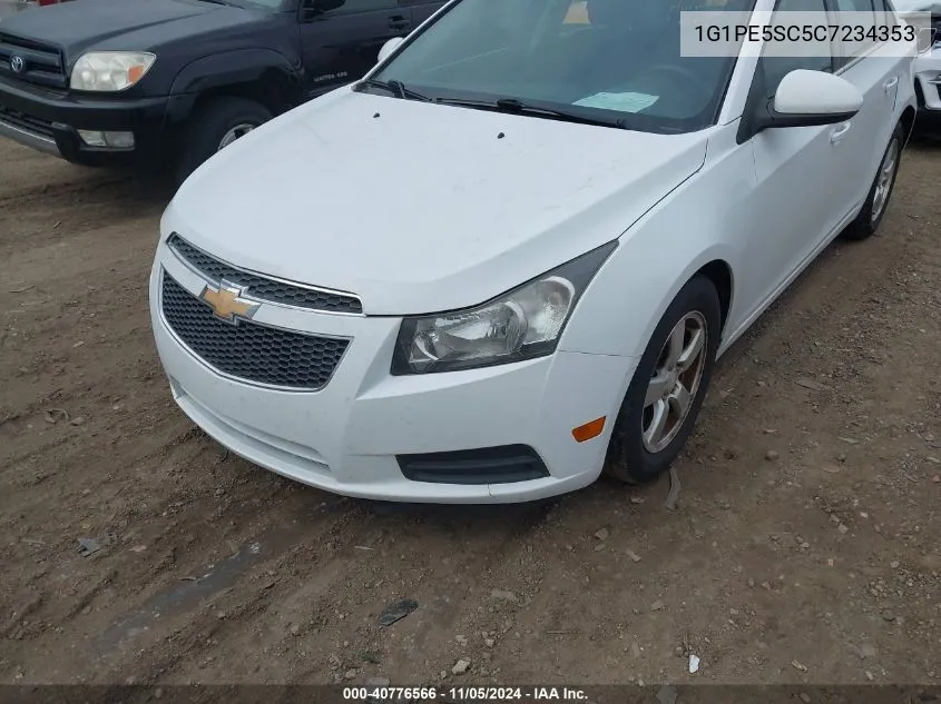 2012 Chevrolet Cruze Lt VIN: 1G1PE5SC5C7234353 Lot: 40776566