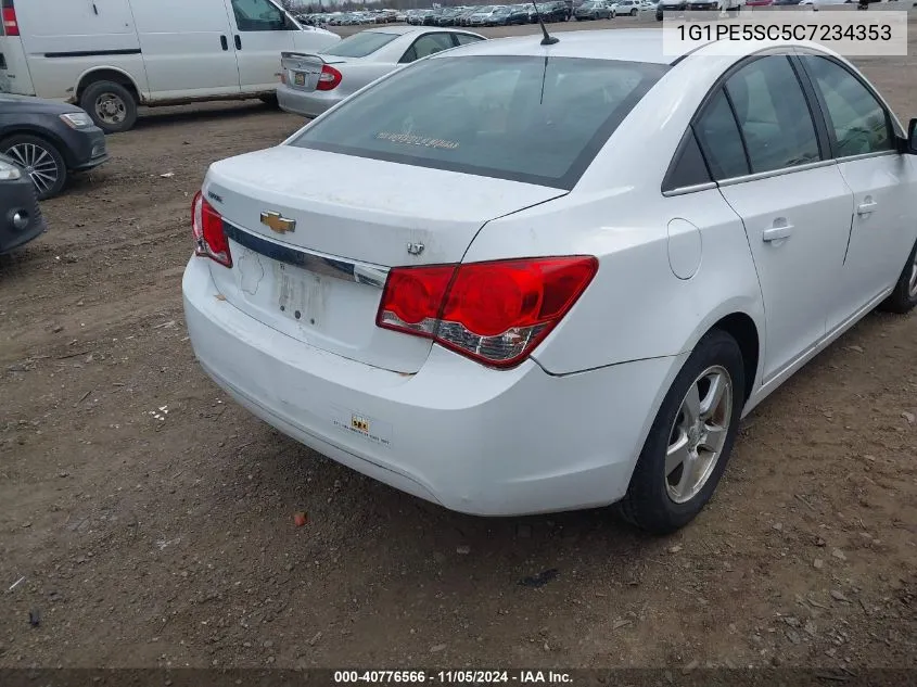 2012 Chevrolet Cruze Lt VIN: 1G1PE5SC5C7234353 Lot: 40776566