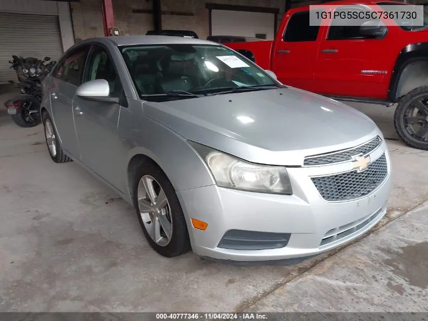 2012 Chevrolet Cruze 2Lt VIN: 1G1PG5SC5C7361730 Lot: 40777346