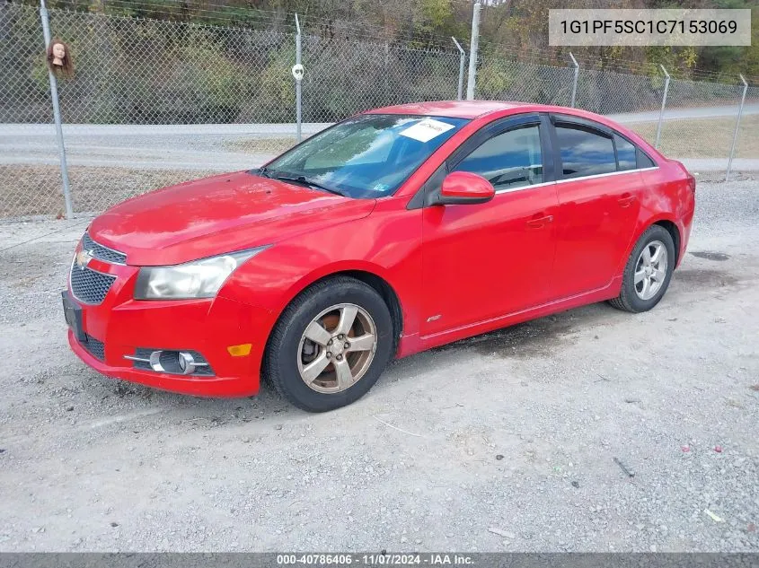 2012 Chevrolet Cruze 1Lt VIN: 1G1PF5SC1C7153069 Lot: 40786406