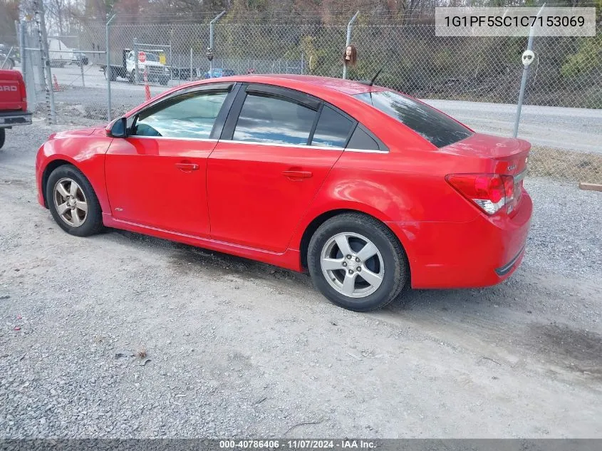 2012 Chevrolet Cruze 1Lt VIN: 1G1PF5SC1C7153069 Lot: 40786406