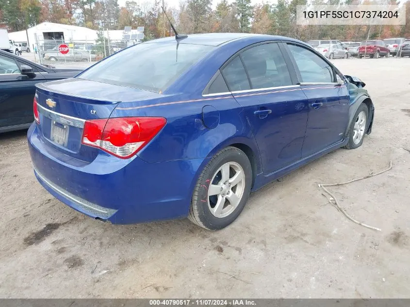 2012 Chevrolet Cruze 1Lt VIN: 1G1PF5SC1C7374204 Lot: 40790517