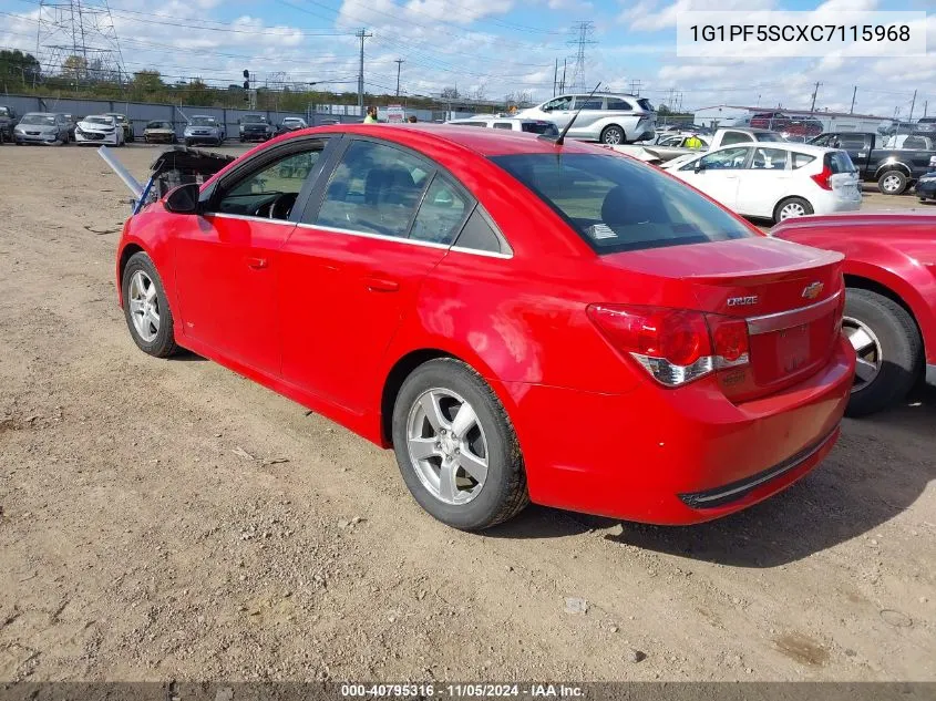 2012 Chevrolet Cruze 1Lt VIN: 1G1PF5SCXC7115968 Lot: 40795316