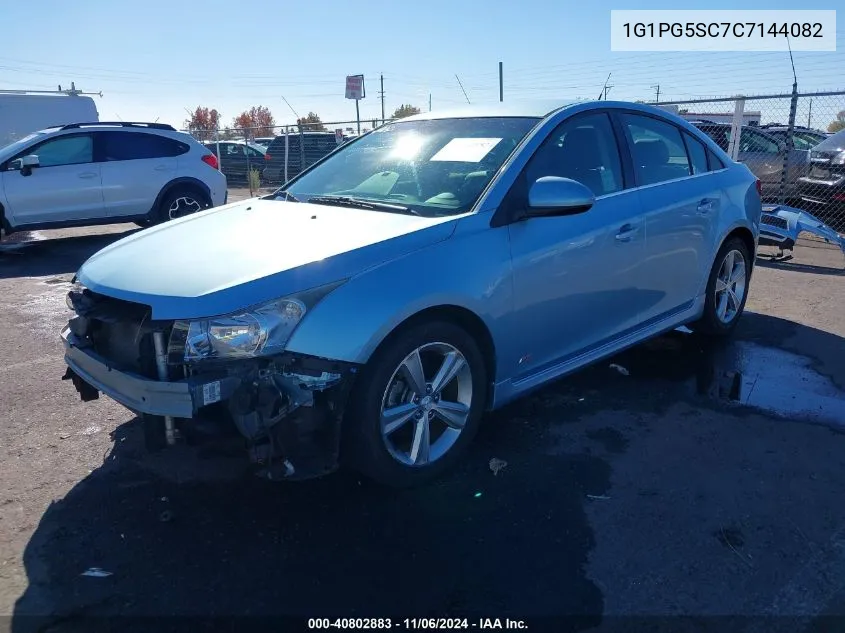 2012 Chevrolet Cruze 2Lt VIN: 1G1PG5SC7C7144082 Lot: 40802883