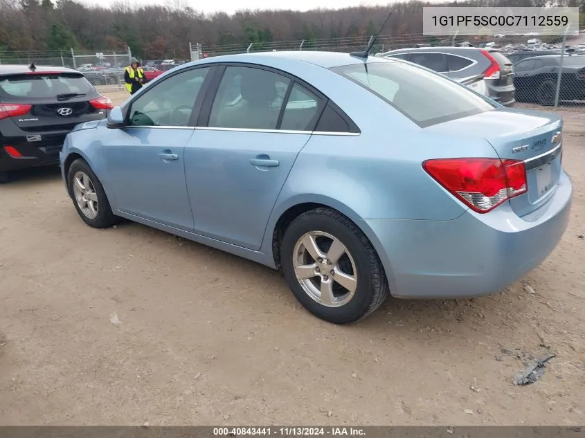 1G1PF5SC0C7112559 2012 Chevrolet Cruze 1Lt