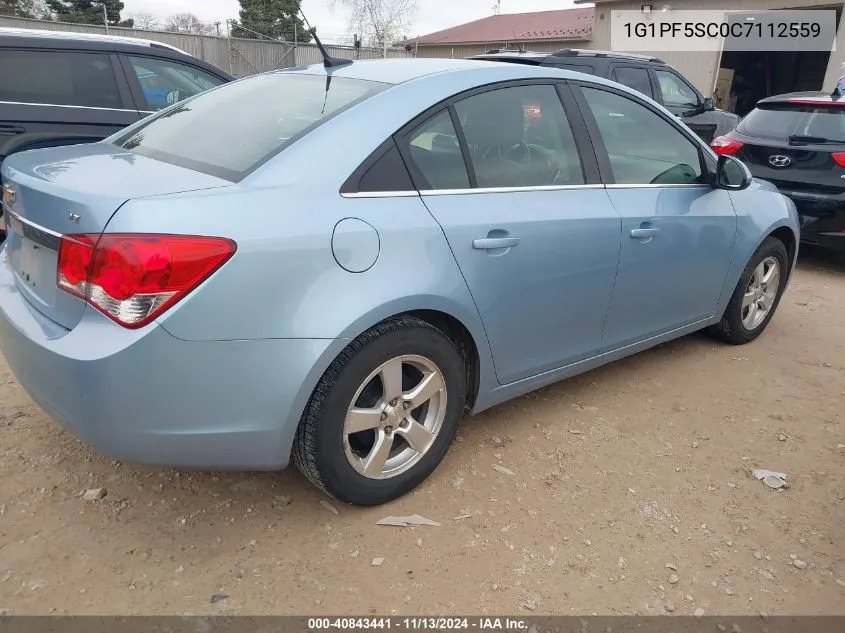 1G1PF5SC0C7112559 2012 Chevrolet Cruze 1Lt