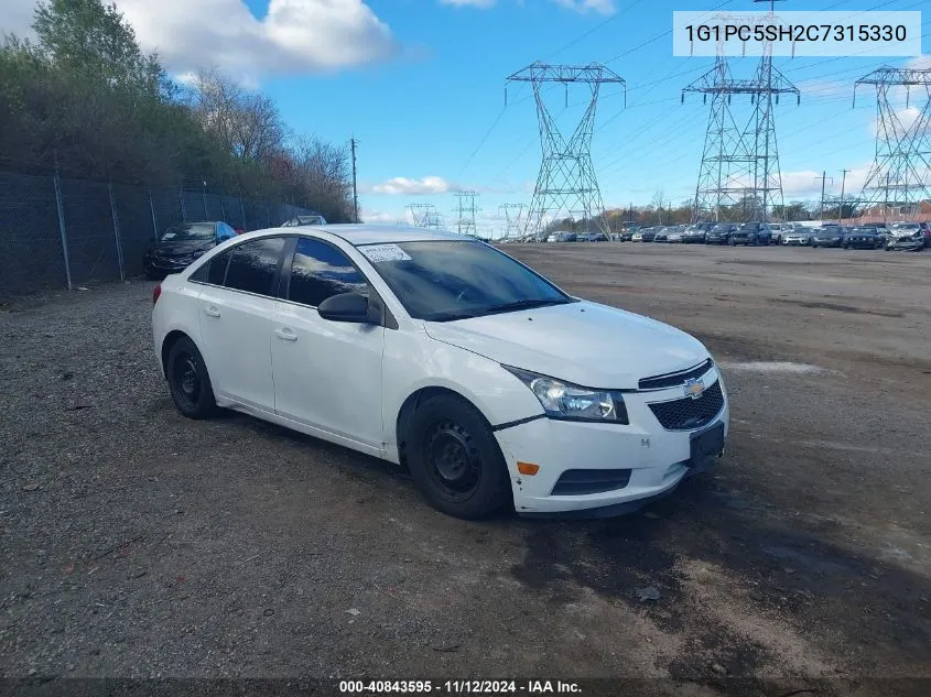 2012 Chevrolet Cruze Ls VIN: 1G1PC5SH2C7315330 Lot: 40843595