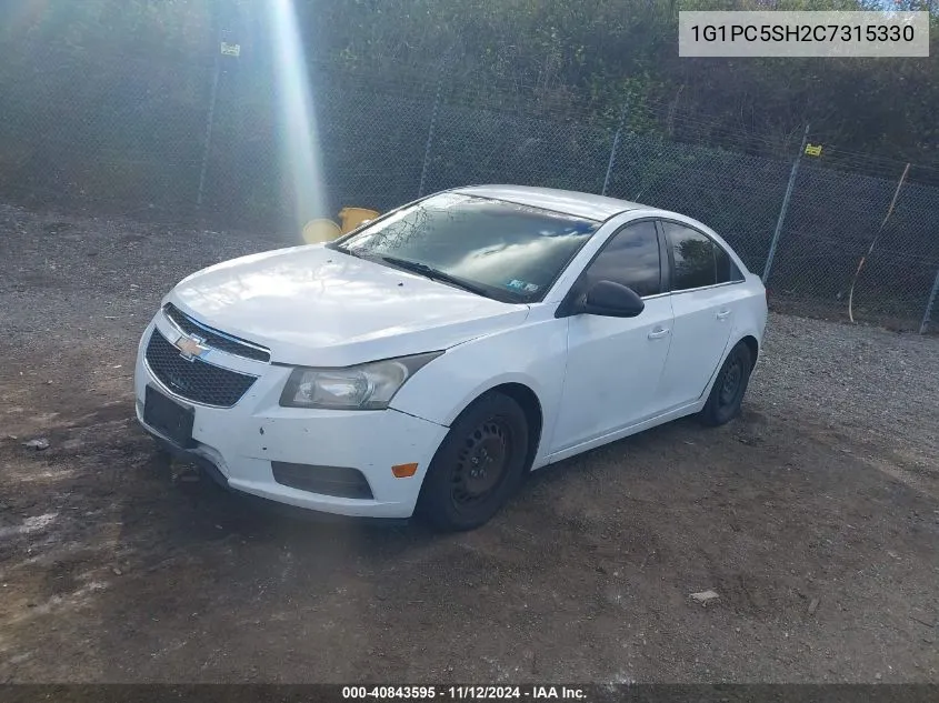 2012 Chevrolet Cruze Ls VIN: 1G1PC5SH2C7315330 Lot: 40843595