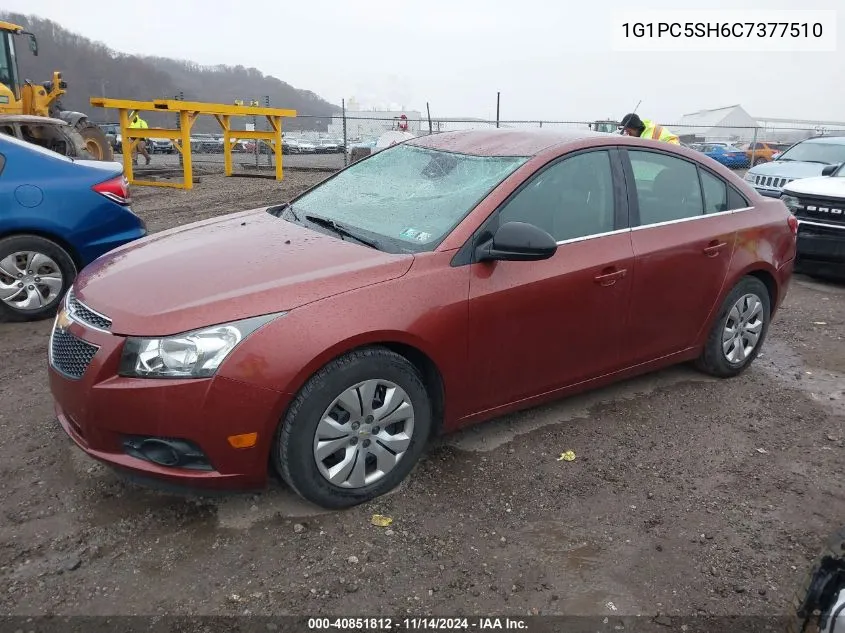 2012 Chevrolet Cruze Ls VIN: 1G1PC5SH6C7377510 Lot: 40851812