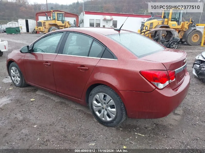 2012 Chevrolet Cruze Ls VIN: 1G1PC5SH6C7377510 Lot: 40851812