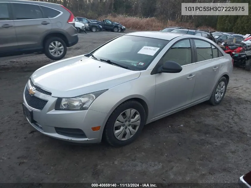 2012 Chevrolet Cruze Ls VIN: 1G1PC5SH3C7225975 Lot: 40859140