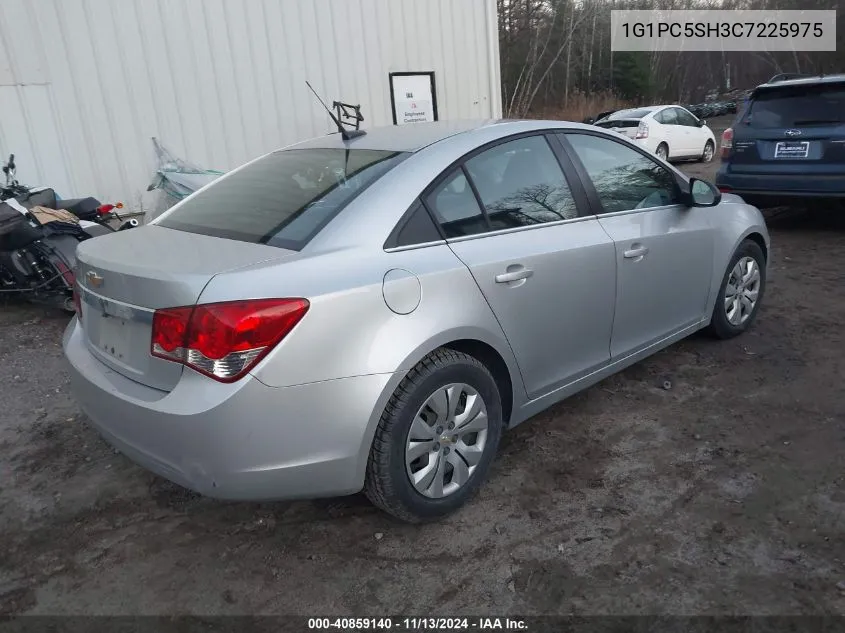 2012 Chevrolet Cruze Ls VIN: 1G1PC5SH3C7225975 Lot: 40859140