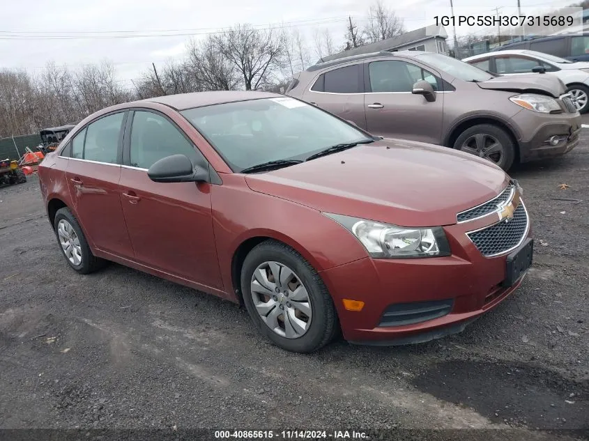 2012 Chevrolet Cruze Ls VIN: 1G1PC5SH3C7315689 Lot: 40865615