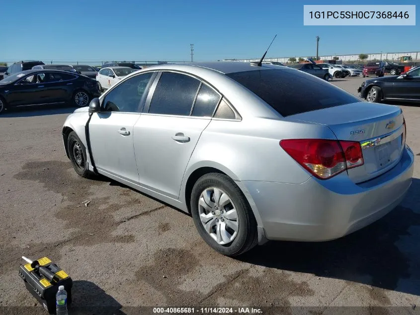 2012 Chevrolet Cruze Ls VIN: 1G1PC5SH0C7368446 Lot: 40865681