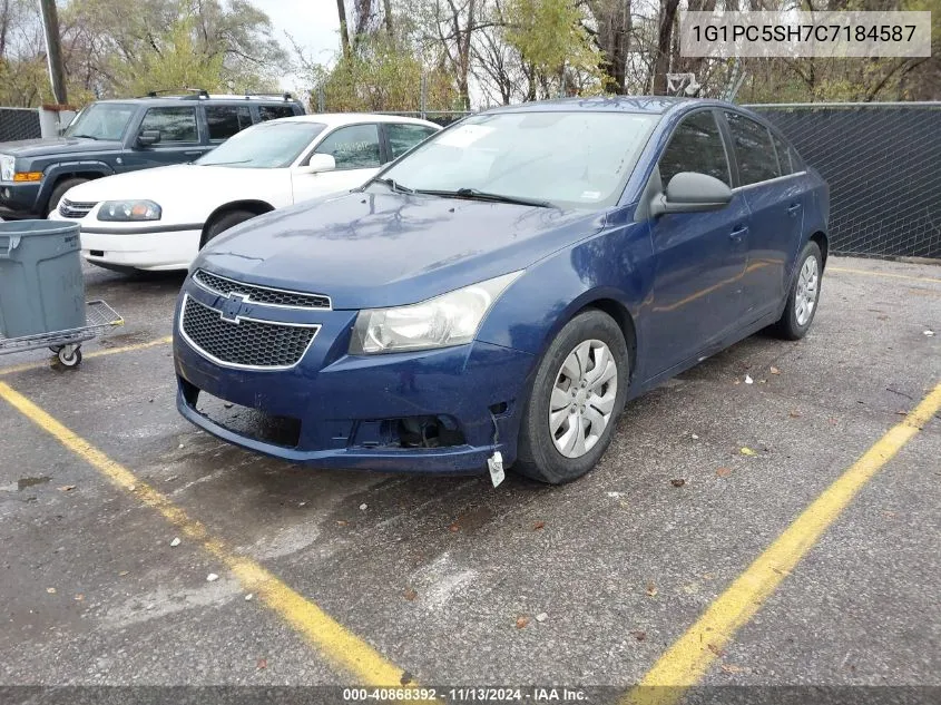 2012 Chevrolet Cruze Ls VIN: 1G1PC5SH7C7184587 Lot: 40868392