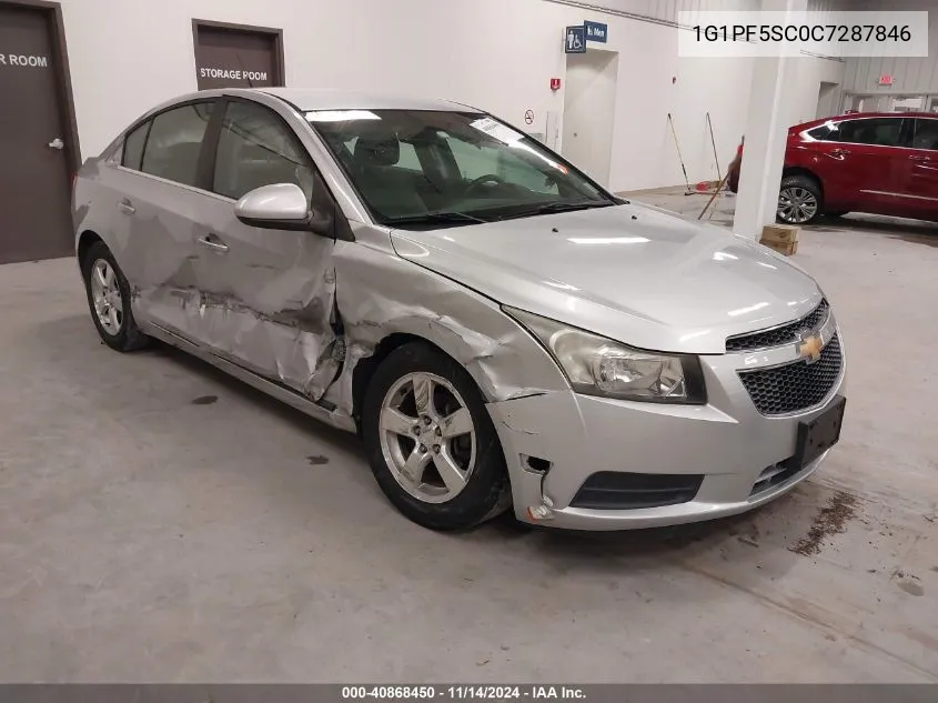 2012 Chevrolet Cruze 1Lt VIN: 1G1PF5SC0C7287846 Lot: 40868450