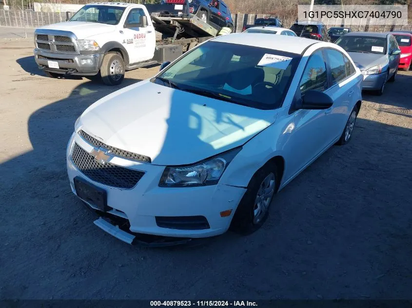 2012 Chevrolet Cruze Ls VIN: 1G1PC5SHXC7404790 Lot: 40879523