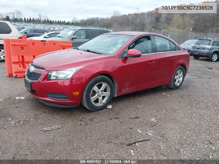 2012 Chevrolet Cruze 1Lt VIN: 1G1PF5SC5C7238528 Lot: 40881937