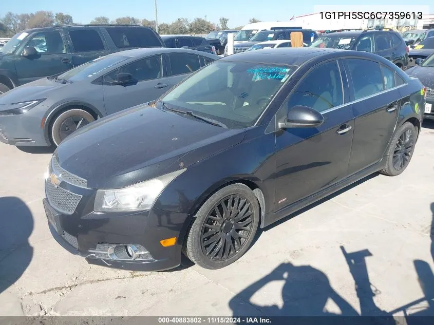 2012 Chevrolet Cruze Ltz VIN: 1G1PH5SC6C7359613 Lot: 40883802