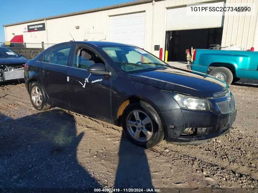 2012 Chevrolet Cruze 1Lt VIN: 1G1PF5SC2C7345990 Lot: 40902419