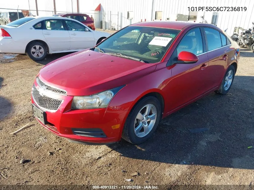 2012 Chevrolet Cruze 1Lt VIN: 1G1PF5SC6C7236819 Lot: 40913321