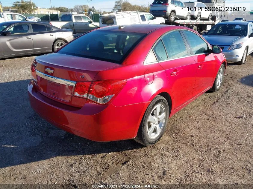 2012 Chevrolet Cruze 1Lt VIN: 1G1PF5SC6C7236819 Lot: 40913321