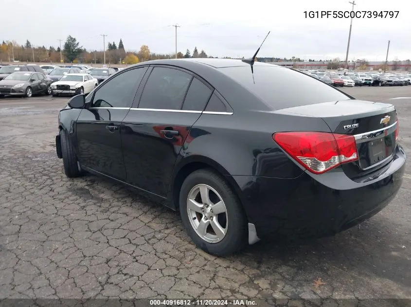 2012 Chevrolet Cruze 1Lt VIN: 1G1PF5SC0C7394797 Lot: 40916812