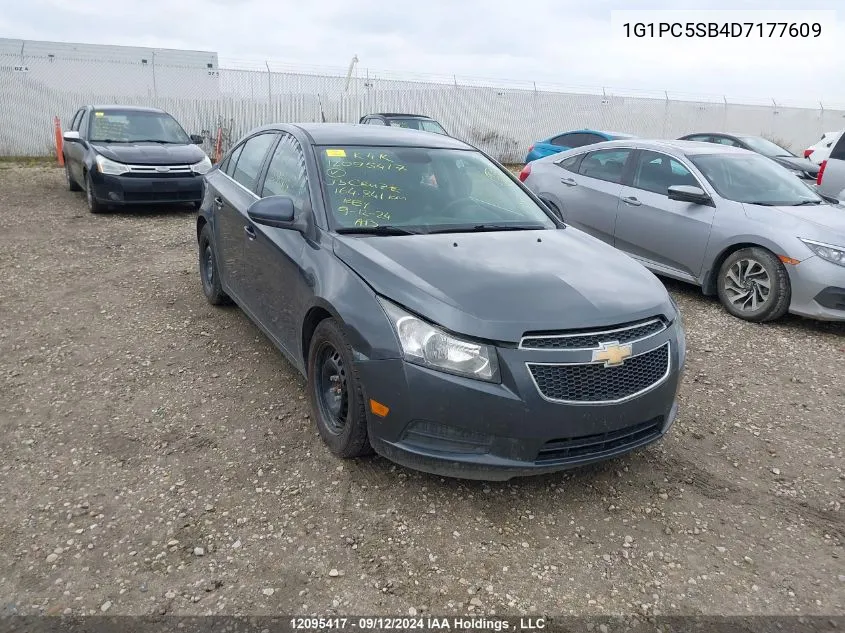 2013 Chevrolet Cruze VIN: 1G1PC5SB4D7177609 Lot: 12095417