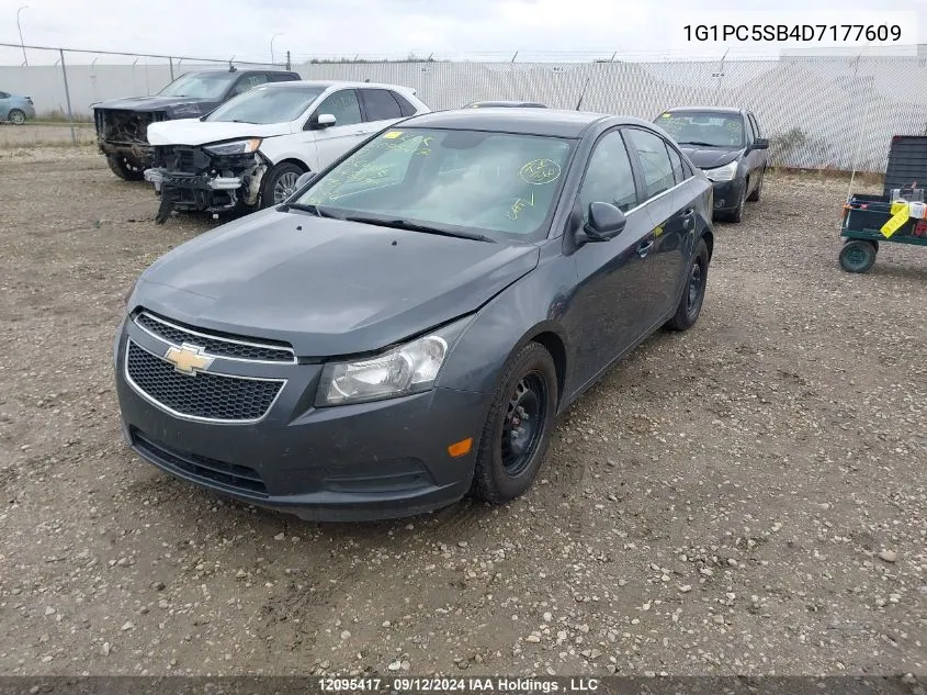 2013 Chevrolet Cruze VIN: 1G1PC5SB4D7177609 Lot: 12095417