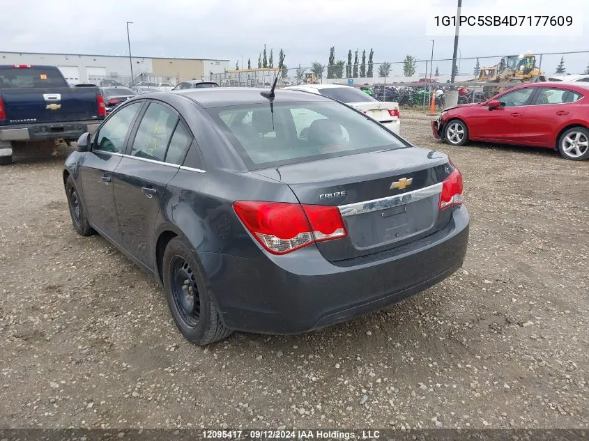 2013 Chevrolet Cruze VIN: 1G1PC5SB4D7177609 Lot: 12095417