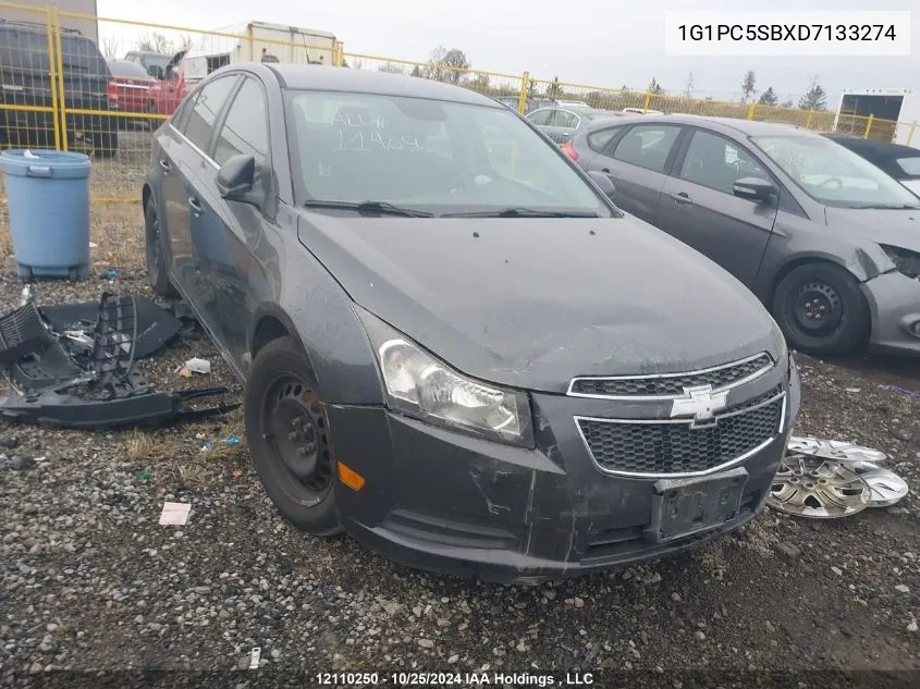 2013 Chevrolet Cruze Lt VIN: 1G1PC5SBXD7133274 Lot: 12110250