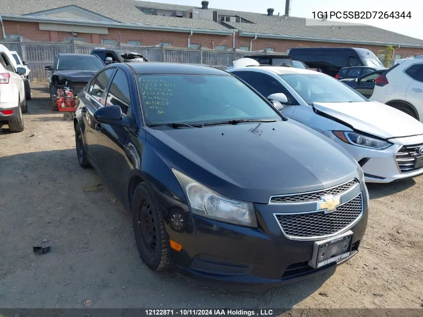 2013 Chevrolet Cruze VIN: 1G1PC5SB2D7264344 Lot: 12122871