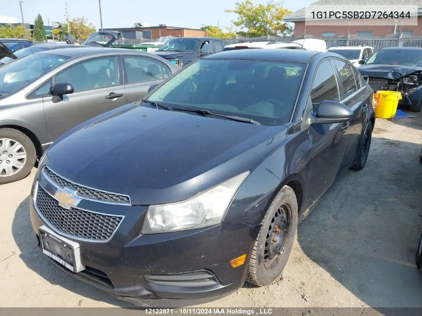 2013 Chevrolet Cruze VIN: 1G1PC5SB2D7264344 Lot: 12122871