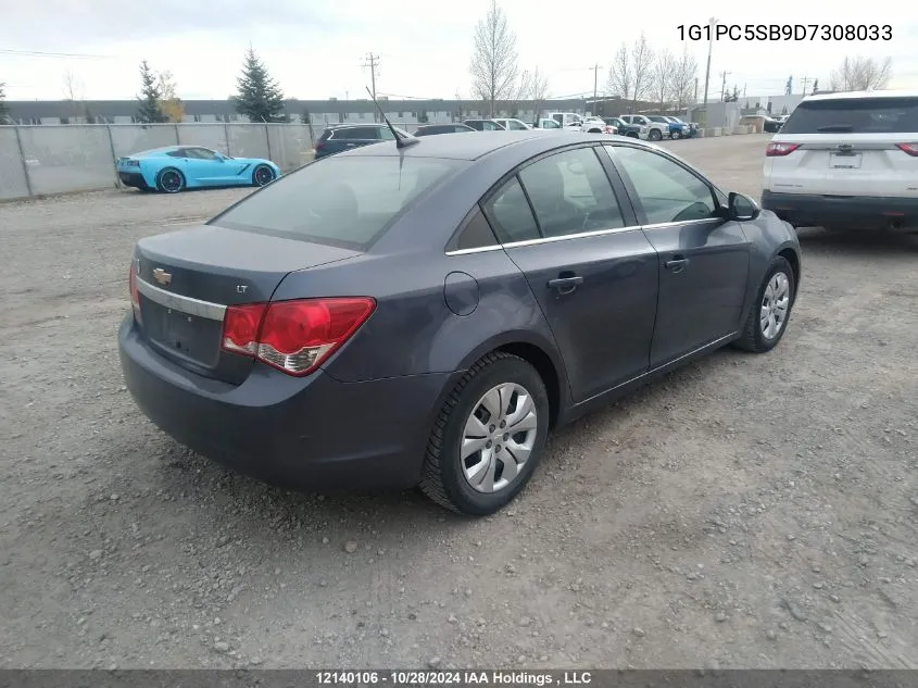 2013 Chevrolet Cruze Lt VIN: 1G1PC5SB9D7308033 Lot: 12140106