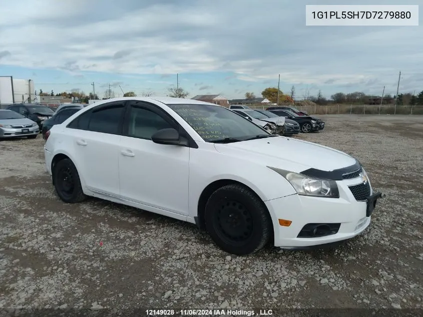 2013 Chevrolet Cruze VIN: 1G1PL5SH7D7279880 Lot: 12149028