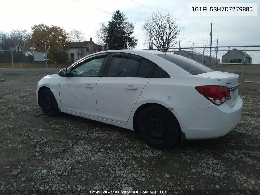 2013 Chevrolet Cruze VIN: 1G1PL5SH7D7279880 Lot: 12149028