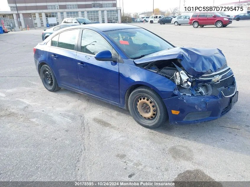 1G1PC5SB7D7295475 2013 Chevrolet Cruze Lt Turbo