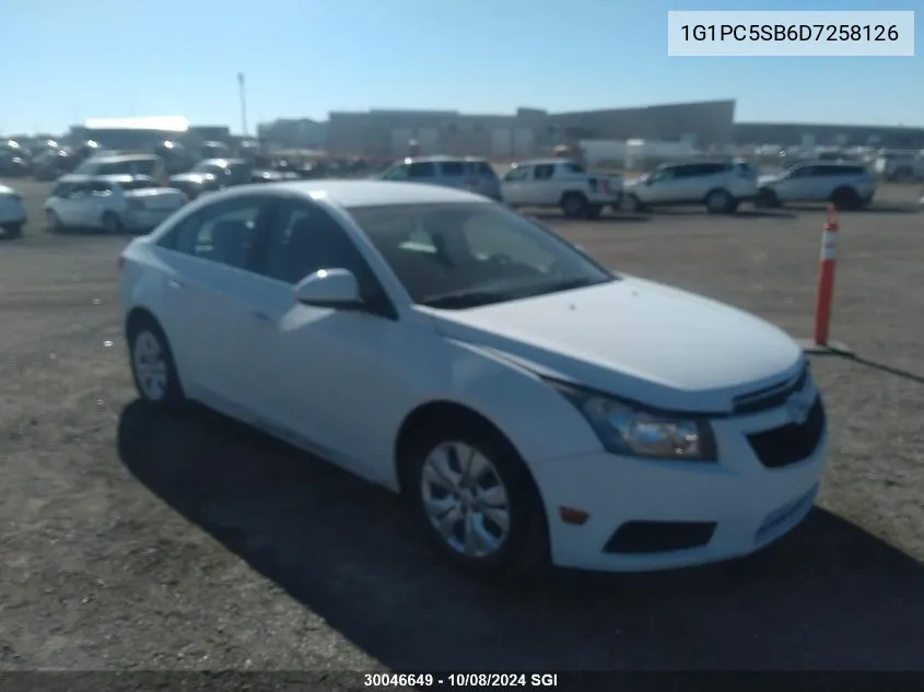 2013 Chevrolet Cruze Lt VIN: 1G1PC5SB6D7258126 Lot: 30046649