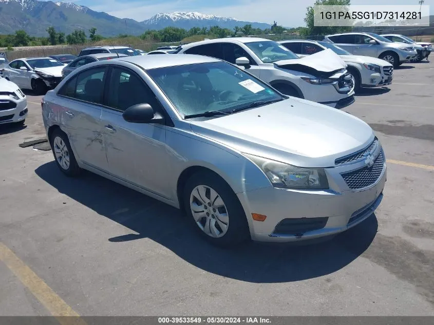 2013 Chevrolet Cruze Ls Auto VIN: 1G1PA5SG1D7314281 Lot: 39533549