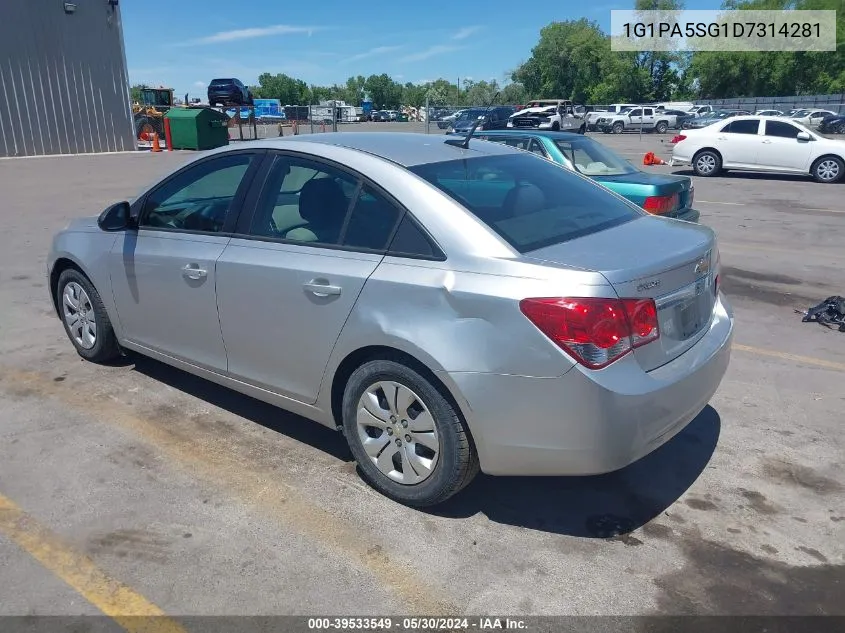 2013 Chevrolet Cruze Ls Auto VIN: 1G1PA5SG1D7314281 Lot: 39533549