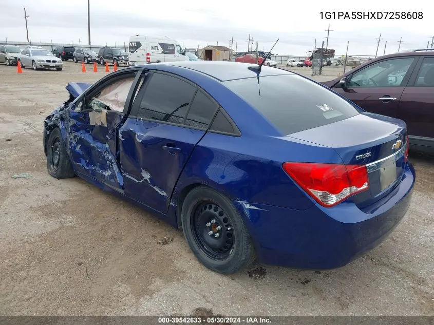 2013 Chevrolet Cruze Ls Auto VIN: 1G1PA5SHXD7258608 Lot: 39542633