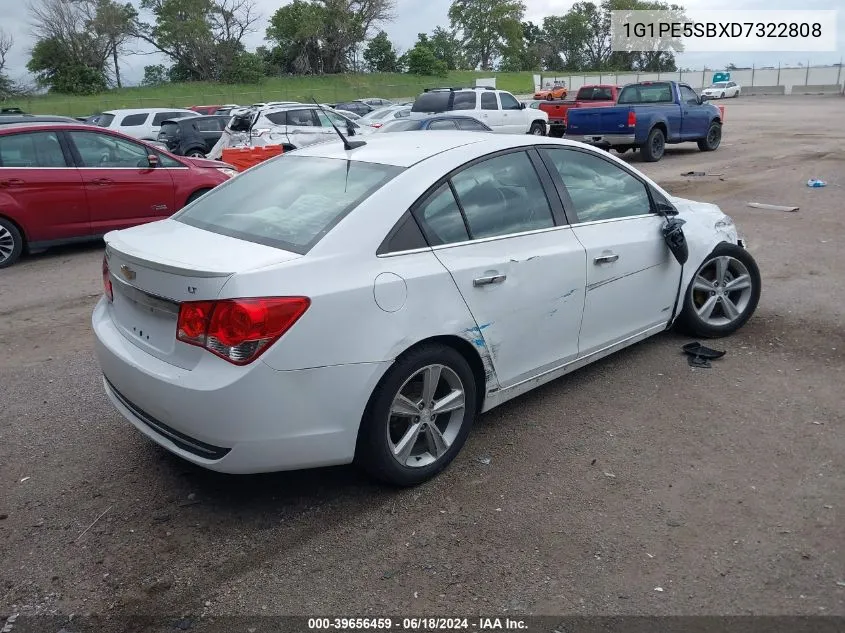 2013 Chevrolet Cruze 2Lt Auto VIN: 1G1PE5SBXD7322808 Lot: 39656459