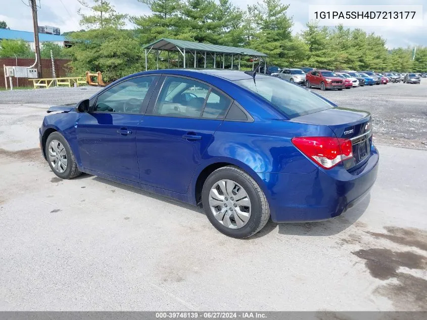 2013 Chevrolet Cruze Ls Auto VIN: 1G1PA5SH4D7213177 Lot: 39748139