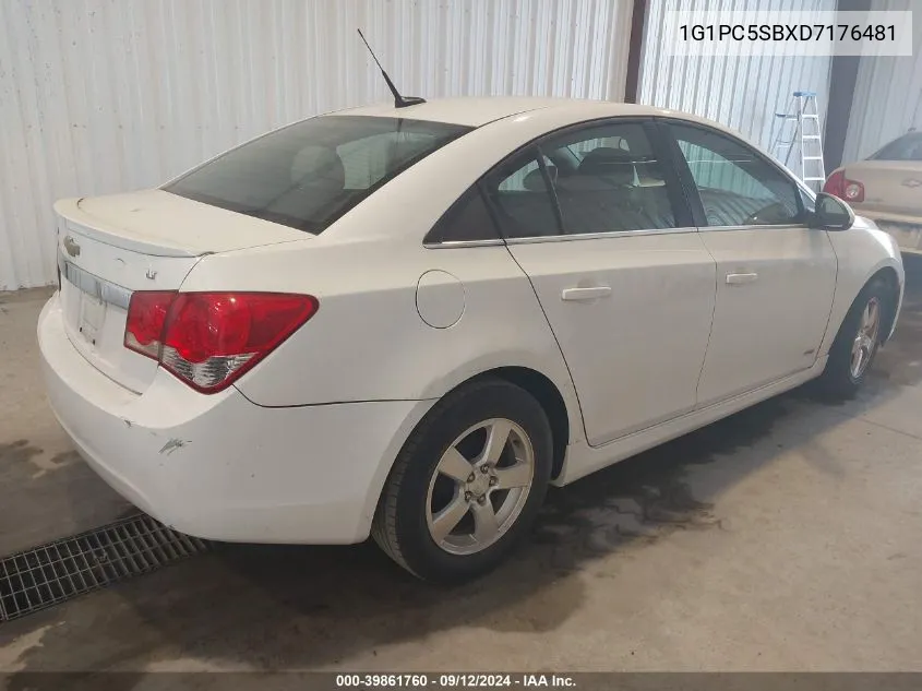 2013 Chevrolet Cruze 1Lt Auto VIN: 1G1PC5SBXD7176481 Lot: 39861760